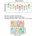 Cartoon multiplication table wall stickers with sun and cloud for kids education - Cartoon Multiplication Table / 30*60cm*2pcs