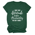 Detailed texture of forest green cotton blend tee with white slogan print on white background - S / Retro Green (White Text)