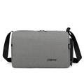 Bolso bandolera gris multifuncional en tela impermeable con correa ajustable - Gris