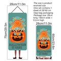 Detaillierte Größentabelle für Halloween-Kürbis-Wandaufkleber mit Maßen und Verpackung - Kürbis Süßigkeiten Stil (BM023-YW)