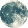 Sticker mural lune lumineuse avec texture lunaire réaliste et détails de cratères sur fond blanc - 30cm / Lune Verte Lumineuse (YCG6032)