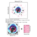 Pegatinas de pared espacio luminoso con astronauta y agujero negro para dormitorio - 30*28cm+14*10cm