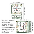 Music and floral wall sticker with Life and Music quote in two display sizes - 50*40cm