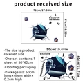 Size specifications for astronaut wall stickers showing dimensions 71x47cm and 50x40cm - 50*40cm