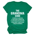 Close-up of white text print on emerald green cotton t-shirt with crew neck detail - Dark Green (White Font)