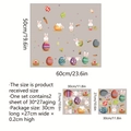 Stickers de Pâques avec lapins et œufs colorés pour décoration de fenêtres en verre - Collection de Lapins et d'Œufs (DJ8001-NC)