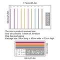 Colorful kids jump game floor stickers with numbers for kindergarten playroom decor - 30*60cm Colorful Long Jump Game (ZSZ2062)