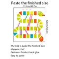 Pegatina de suelo juego de serpiente para cuarto de niños de PVC resistente - Especificación de Juego Estándar