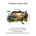 3D T-Rex Dinosaurier Wandtattoo für Kinderzimmer, PVC Aufkleber Größe 60cm x 40cm - 40*60cm