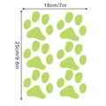 Dimensioni degli adesivi murali zampe animali con larghezza 18cm e altezza 25cm - 25*18cm
