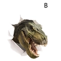 3D-Dinosaurier-Wandtattoo Stil B mit realistischem T-Rex-Kopf, der durch die Wand bricht - T-Rex Frontal Wanddurchbruch Muster B (B款)
