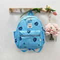 Hellblauer Kinderrucksack mit süßem Schaf-Aufdruck und praktischem Tragegriff - Klein / Blau