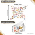 Colorful watercolor butterfly wall stickers set of 9 sheets for home decoration - Colorful Butterfly Set (TJ18021)