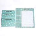 Floral stationery set with light blue envelopes, writing paper and bird motifs - Blue Bird