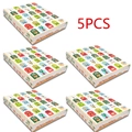 Set de 5 cajas de calendario de cuenta atrás de Ramadán con 30 celdas y mezquitas - Estilo S903 / 5 Piezas