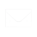 Classic white V-flap kraft paper envelope for party invitations and greeting cards - 11x16cm / White