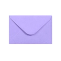 Detail of light purple kraft paper envelope with V-flap and matte fiber texture - 11x16cm / Light Purple