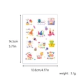Cartoon birthday stickers with cupcakes and gifts for kids DIY envelope decoration - Style T7733