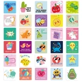 Lot de 60 autocollants de motivation en dessin animé pour boîtes à lunch et déco - Style 787 / 60 Cartes