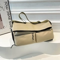 Sac à bandoulière kaki de grande capacité avec sangles vert olive pour le voyage chic - Kaki