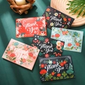 Set of 6 colorful floral Thank You cards with envelopes for gifts and festivals - 532#thank You Greeting Cards (set Of 6 With Envelope)