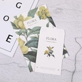Floral stationery set with yellow flower envelopes and Flora Natural writing paper - Allamanda Style (X008)