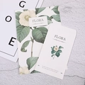 Floral envelope and stationery set featuring hand-painted camellia on textured paper - White Camellia Style (X008)