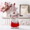 Valentine's Day gnome plush with heart hat and love letter envelope decoration - Envelope Style Female (Large)