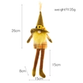 Fall harvest gnome plush with sunflower hat and orange plaid coat for autumn decor - Yellow Plaid Style (Model C)