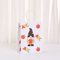 Sacchetto regalo in carta bianca per il rientro a scuola con gnomo e motivi ABC - Design Gnomo ABC (535-2) / A21*L15*P8