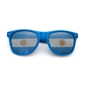 Gafas de sol de la bandera de Argentina con montura azul para aficionados al fútbol - Azul Cielo