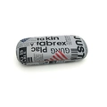Graffiti style eyeglass case featuring American flag elements and gray litchi texture - Gray