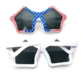 Star shaped American flag party sunglasses for Independence Day decorations - Pentagram