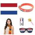 2026 World Cup fan set for Holland including scarf, wristband, glasses, and accessories - Netherlands Fan Kit