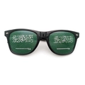 Saudi Arabia flag pinhole sunglasses with black frame for FIFA World Cup 2026 - Saudi Arabia Flag