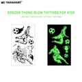 Tatuaggi calcio luminosi per bambini con effetto fluorescente e giocatori mod. Y-092 - Stile Calcio Luminoso (Y-092)