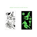 Luminous soccer tattoos for kids featuring football players and glowing effect Y-092 - Luminous Soccer Style (Y-092)