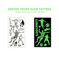 Luminous 2026 World Cup soccer tattoo stickers showing glow in the dark effect for fans - Luminous Soccer Style (Y-093)