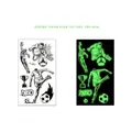 Leuchtendes Fußball-Tattoo-Sticker Y-097 mit Weltcup-Motiven und Nachtlicht-Effekt - Leuchtender Fußball Stil (Y-097)