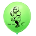 Ballon de football vert 12 pouces avec texte Touch Down pour déco de fête d'anniversaire - Joueur de Football-Vert