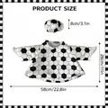Guida alle taglie per costume da oca a tema calcio con larghezza 58cm e altezza 28cm - Cappello E Top