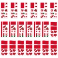 Tatuaggi temporanei impermeabili bandiera Marocco per tifosi di calcio ed eventi mondiali - Marocco