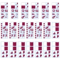 Tatuaggi temporanei impermeabili con bandiera del Qatar per eventi sportivi mondiali - Qatar