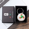 2026 World Cup soccer keychain in premium black gift box with FIFA branding and colorful logo - Style N Soccer Ball Keychain With Gift Box