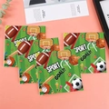 Servietten-Set mit Sportmotiven wie Fußball, Basketball, Football und Baseball-Design - Gemischte Sportbälle