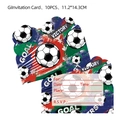 Set di 10 biglietti invito a tema calcio per feste di compleanno sportivo GOAL - Biglietti d'Invito Calcio