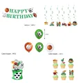 Kit de décoration anniversaire sport avec bannières de ballons et gâteaux - Bannière Topper de Gâteau Ballon