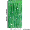 Tenda a frange verde con calcio 100x200cm per decorazione festa a tema calcistico - Verde laser / 1x2 Metri