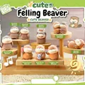 Capybara series blind box figures set in synthetic resin featuring 8 unique styles - 0306cute Lumberjack Set 8 / Full Box Set