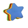 Tappetini antiscivolo a stella in gomma, rosso, giallo, blu e verde per cucina o bambini - Pentagramma